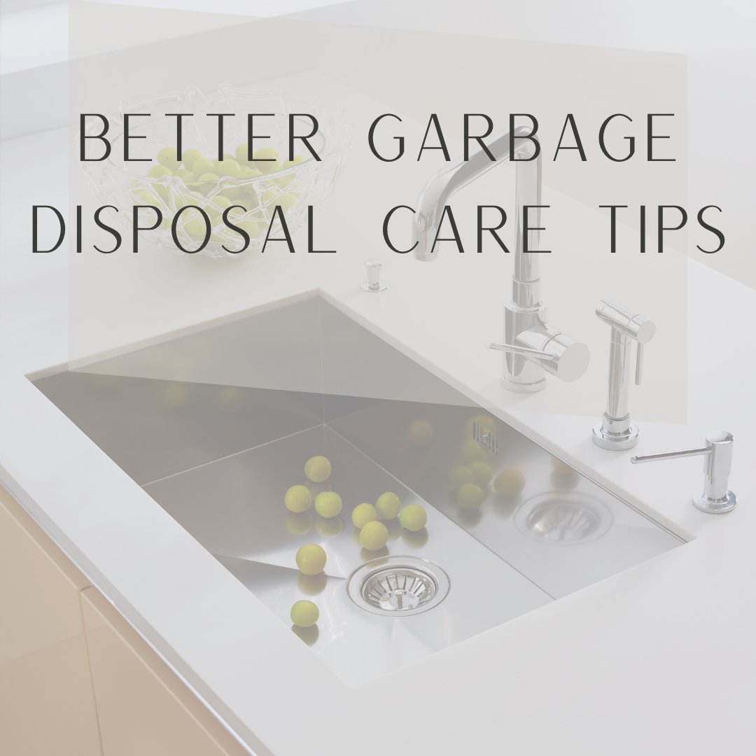 Better Garbage Disposal Care Tips