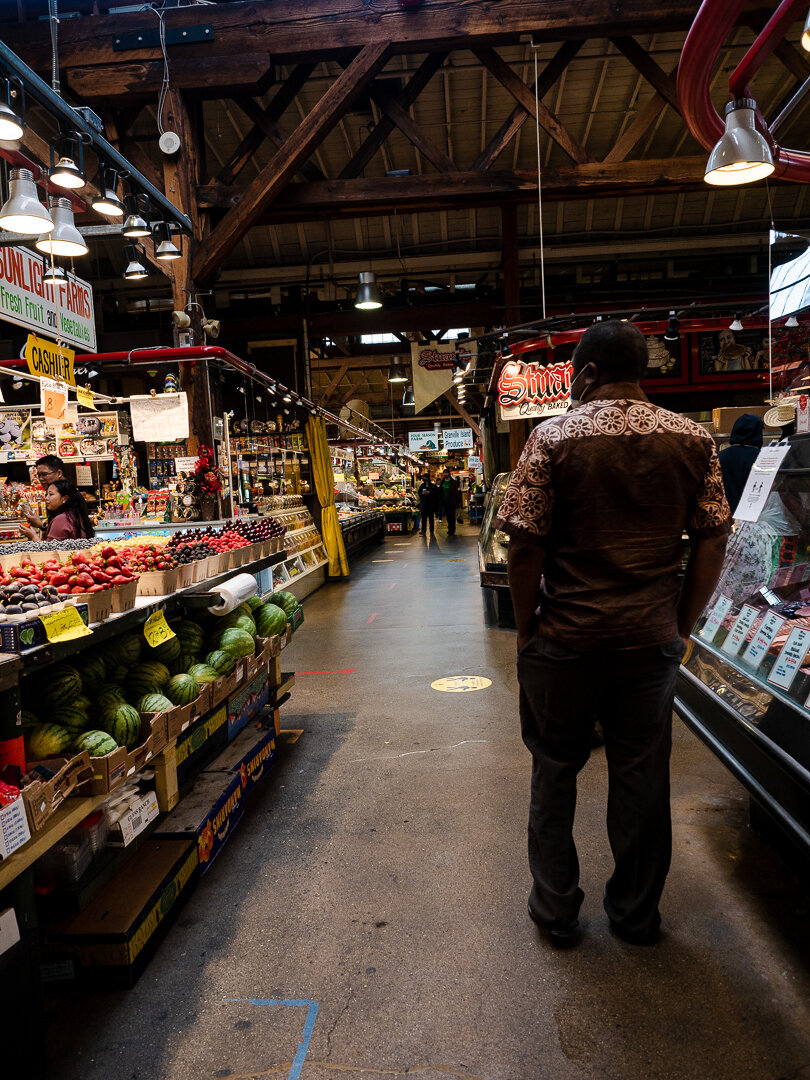 inside granville island public market