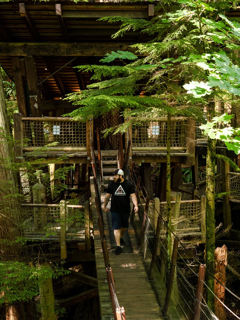 exploring capilano treetop adventure