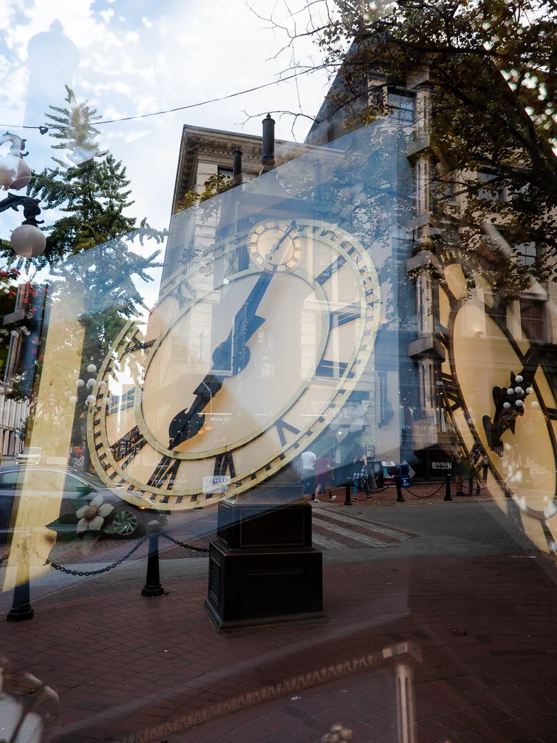 Double exposure using an Olympus camera