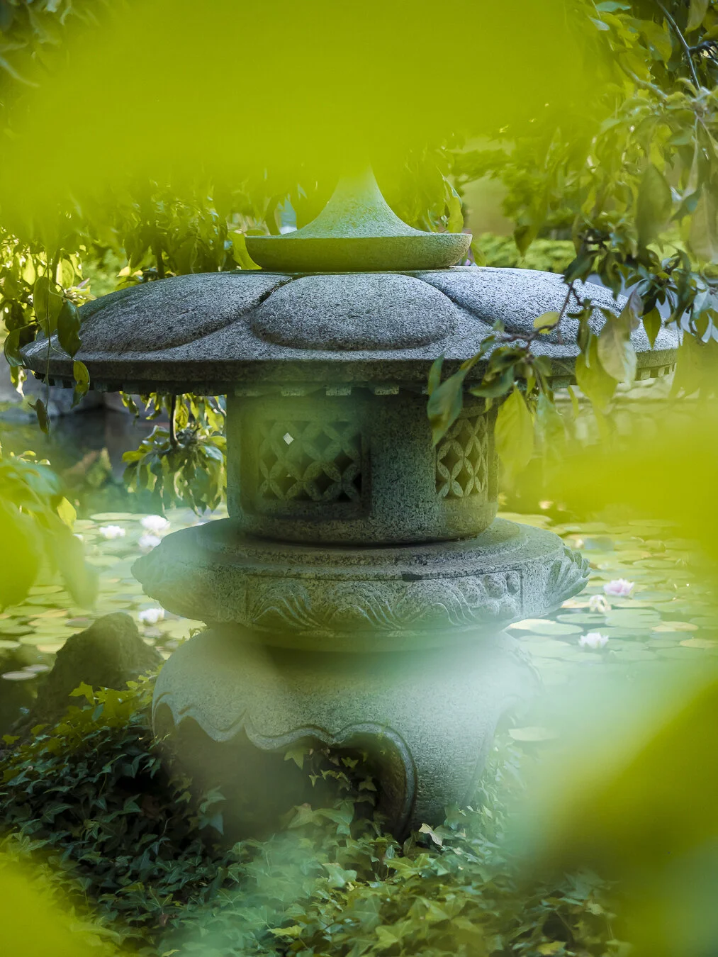 Lastly, this photo was taken at Kasugai Gardens in Kelowna, BC! A common feature in Japanese gardens are these stone lanterns so I decided to focus on this beautiful stone lantern for the photo.
