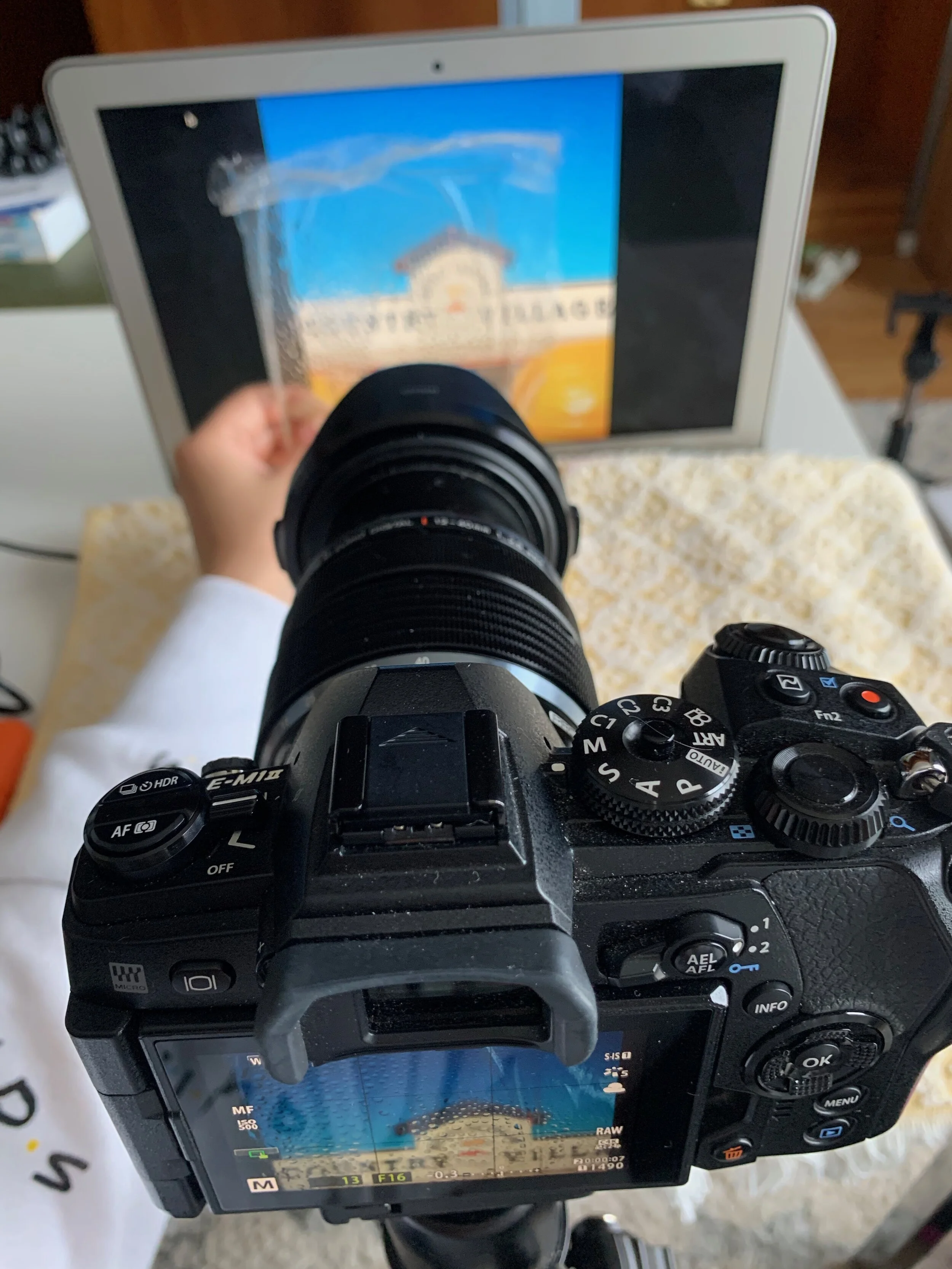 If you shoot top-down rather than my vertical shot your droplets will have a better chance of staying uniformed and clean.