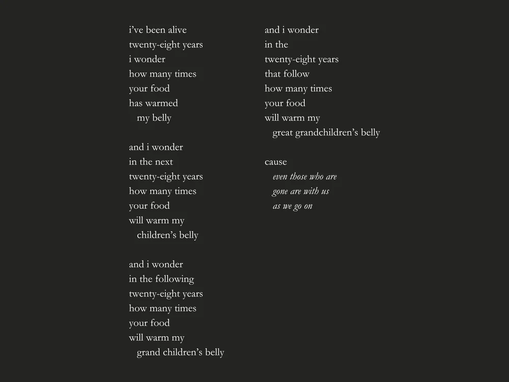 'We Love You' | A Generational Poem — Robynne MacLeod
