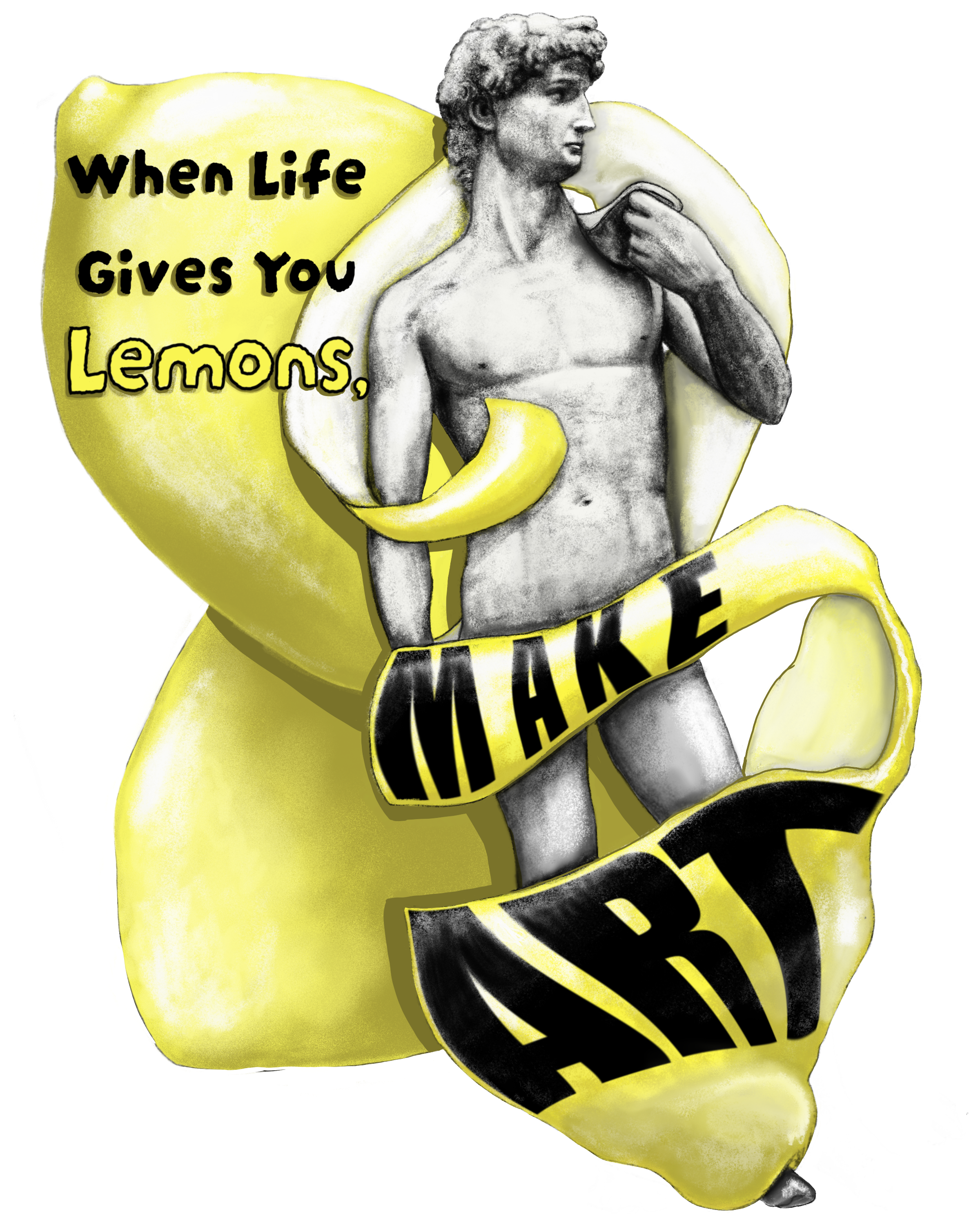 Lemon David - digital illustration