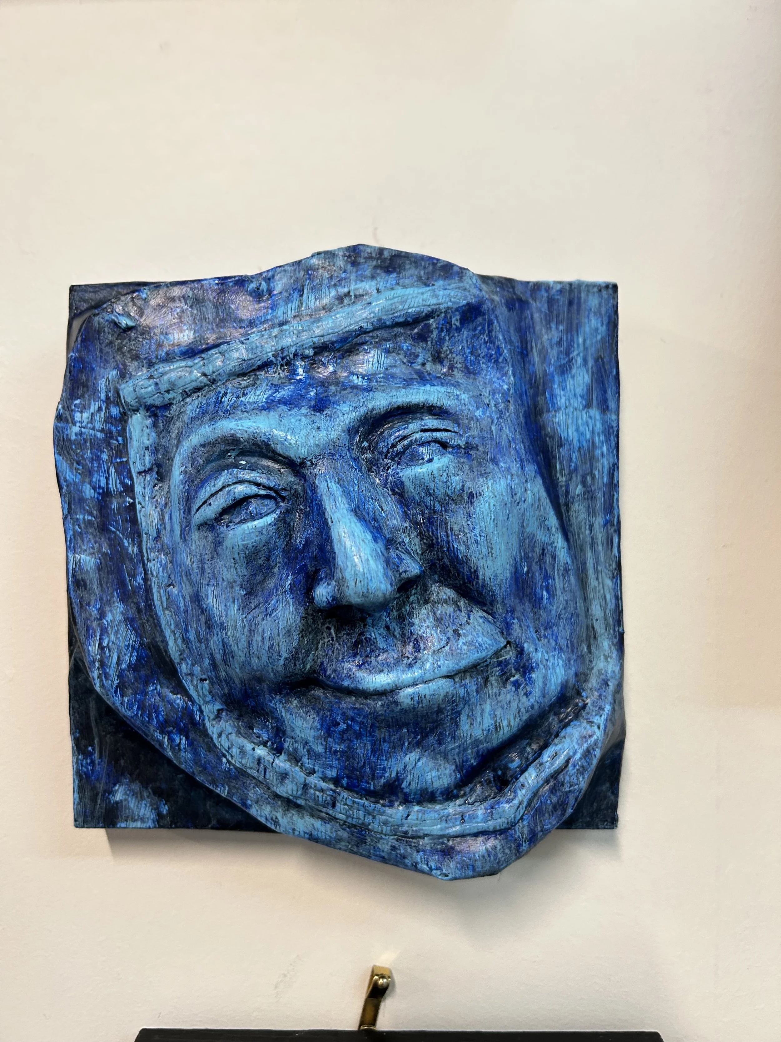 Pocketful of Pondering - ceramic, acrylic, wood.
