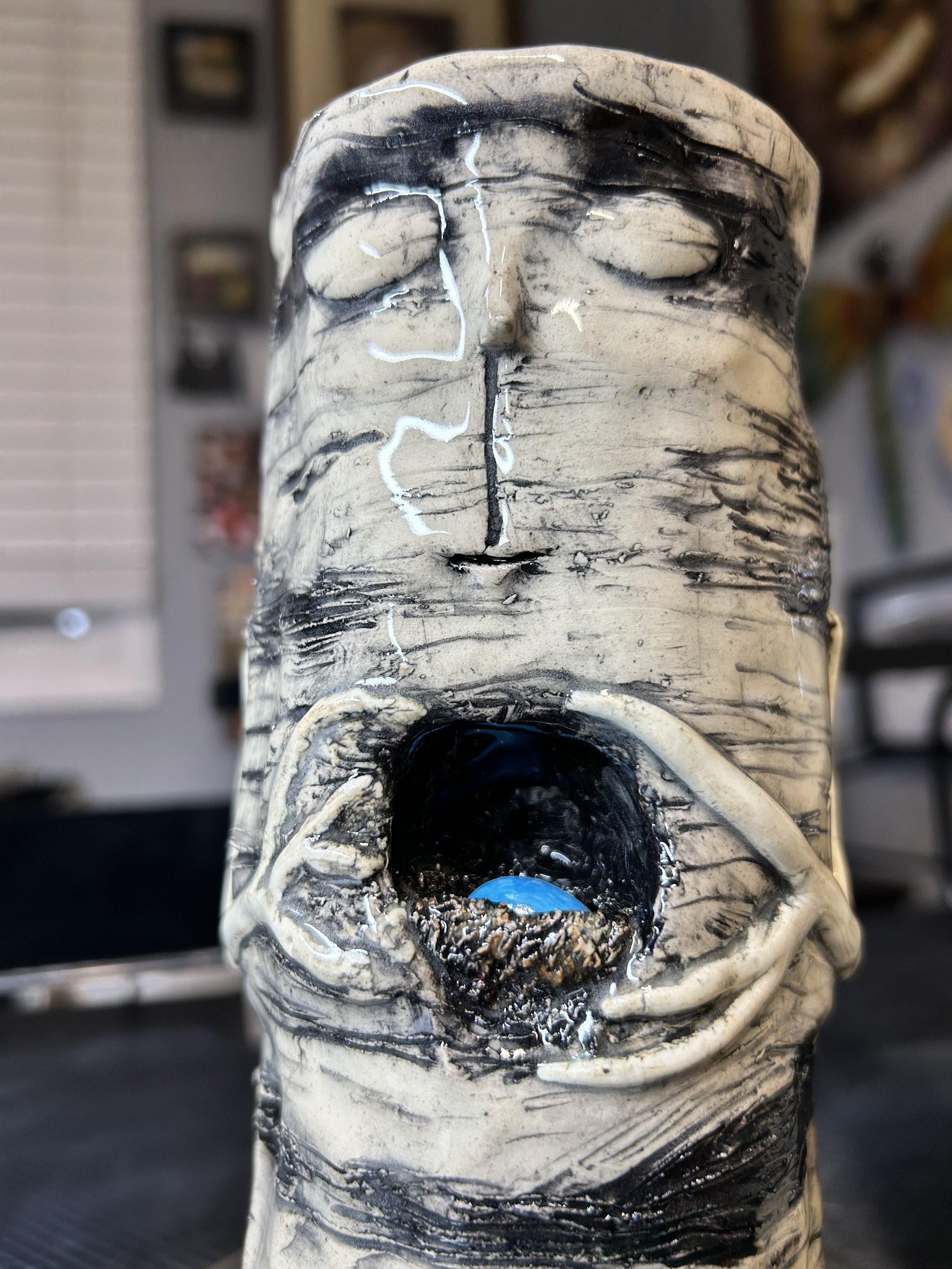 Birch Tree Spirit Vase: Annwn - ceramic 
