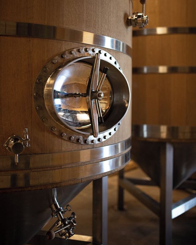 After the wort leaves the koelschip or coolship and has been properly cooled, we move them into open fermentation vessels. This once again will bring the beer in direct contact with the air. This will allow the yeast to more easily develop wonderful 