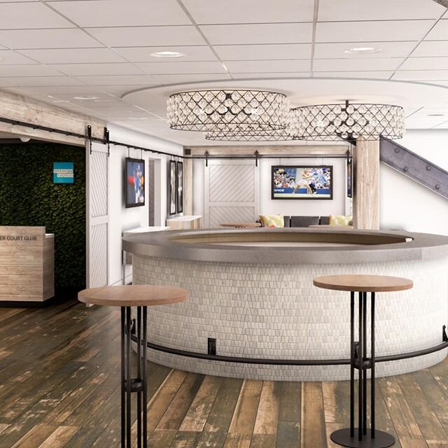 Tuesday&rsquo;s are for a peak behind the curtain! 
RENDER ➡️ BUILD ➡️ REALITY

Check out this #VIP hospitality suite we designed and built at the US Open. 
#render #rendering #rendertoreality #renderingtoreality #usopen #hospitality #hospitalitydesi