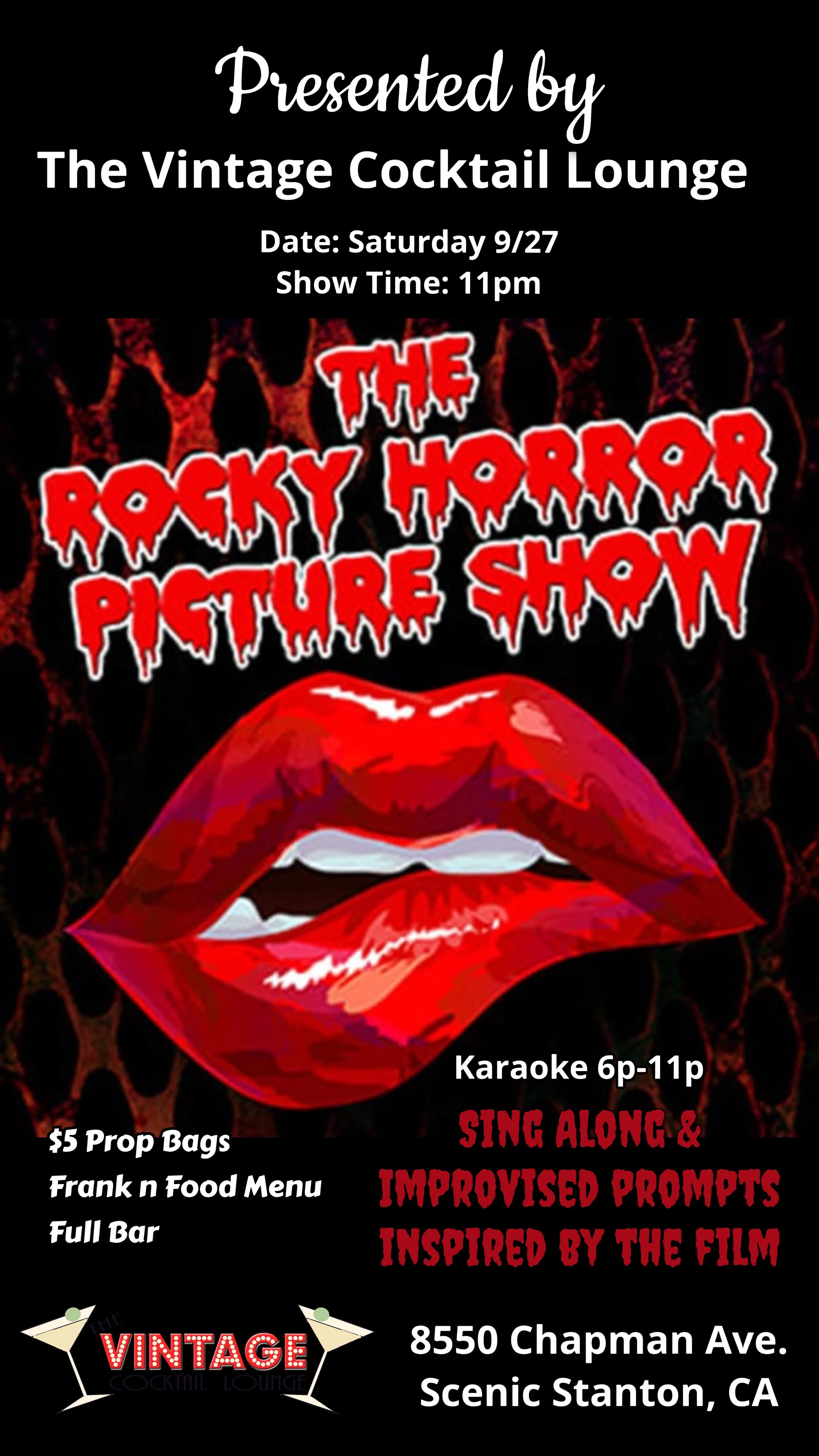 The Rocky Horror Picture Show Party