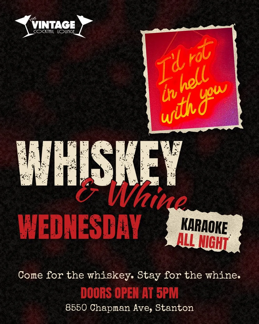 Whiskey &amp; Whine Wednesday