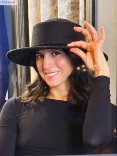 Black Felt Fedora Hat