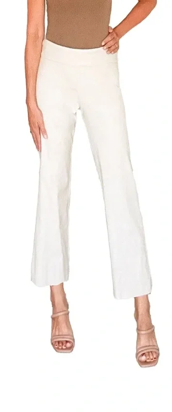 Pull On Wide Leg Pants in Stone - size 2 available