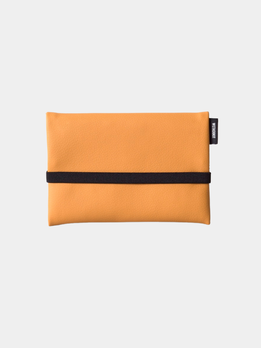 PRE-ORDER | Yellow | Vegan Leather Pouch — hey that's nice