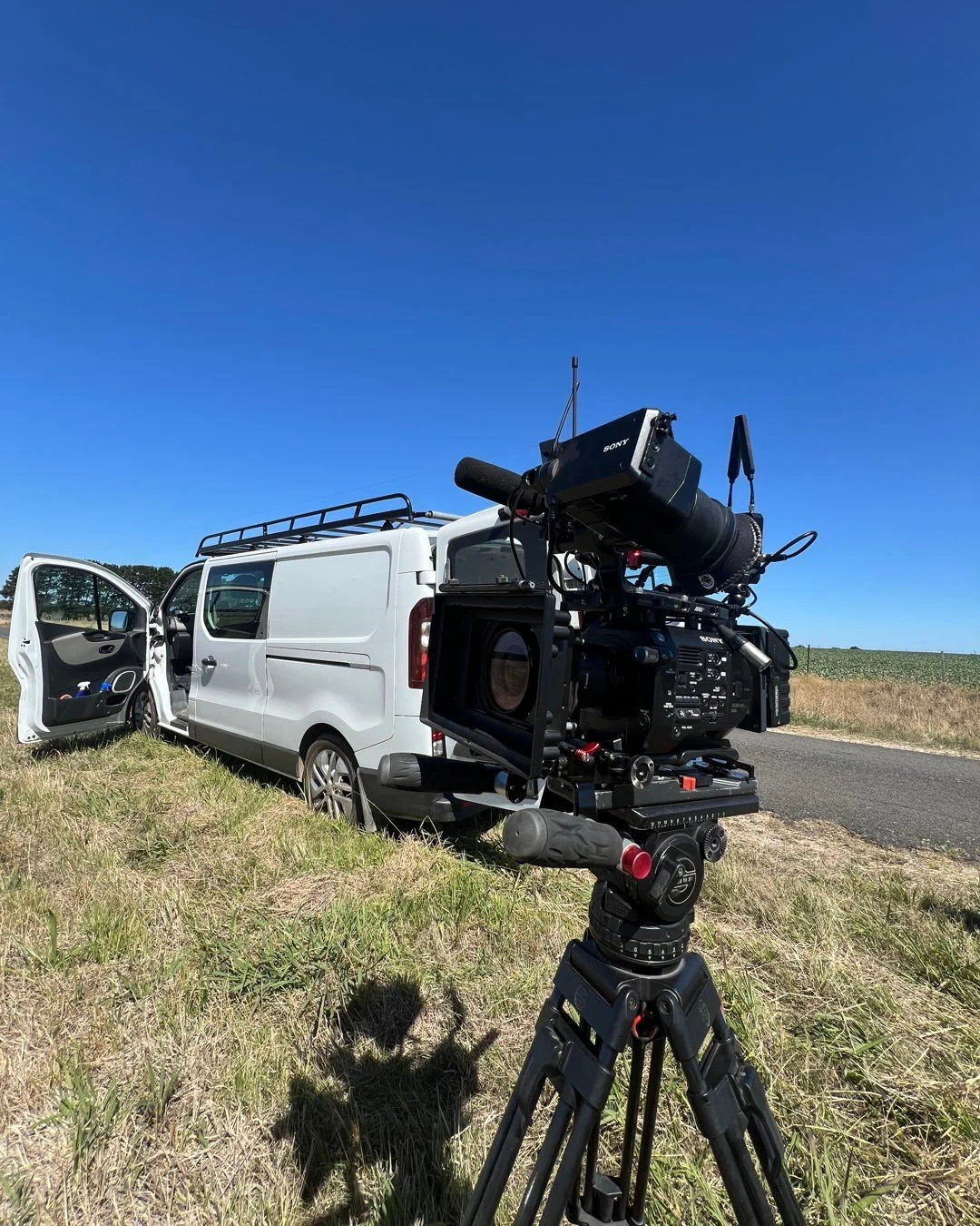 In the field with a crew, a van and a brief to chase (oh and a camera / drone / gimbal / sound kit)

#fieldwork
#cameracrew
#factualstorytelling
#renewables