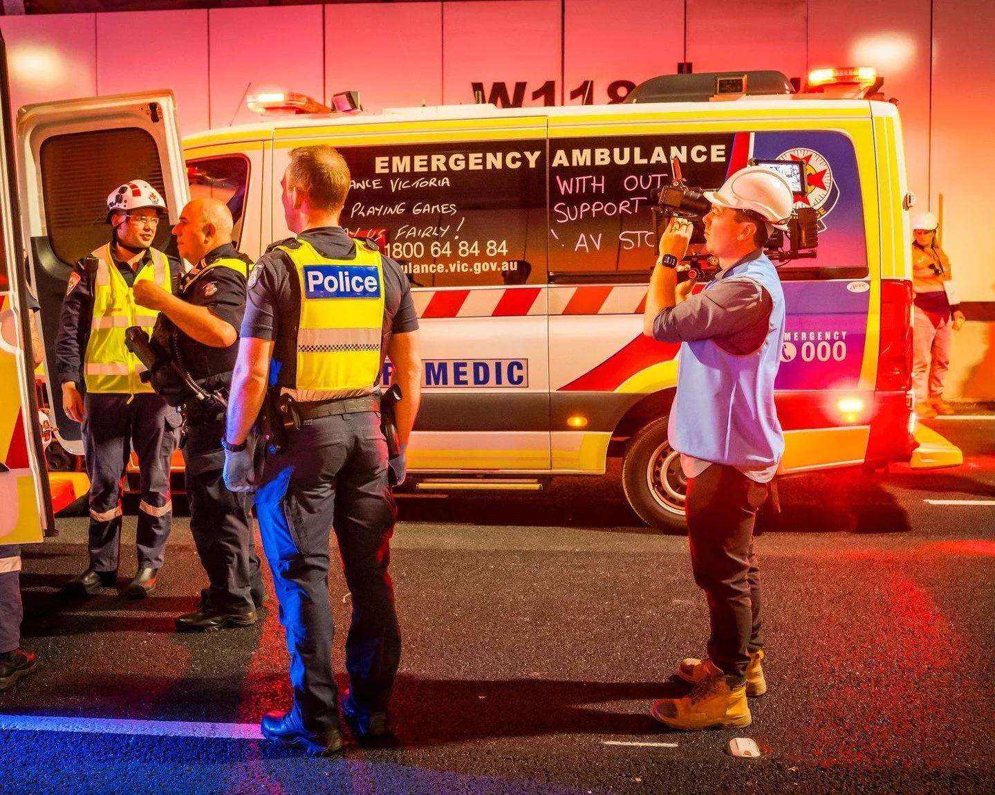 Working closely with emergency services to capture a live testing scenario.

Covered by drone, ground cameras, and stills photography. 

Delivered as a comprehensive media library with same-day turnaround.

#emergencyresponse
#factualcontent 
#VNR
#s