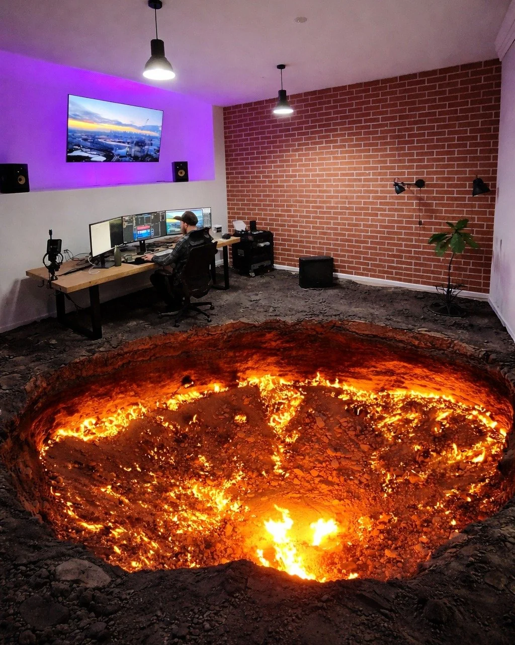 NEW WORKFLOW ANNOUNCEMENT: You thought deadlines were the worst of Dave's worries? 

We recently installed the gates of hell behind Dave to put things in perspective and optimise the heating before winter

#workflowoptimisation
#seriousvideopost
#tru