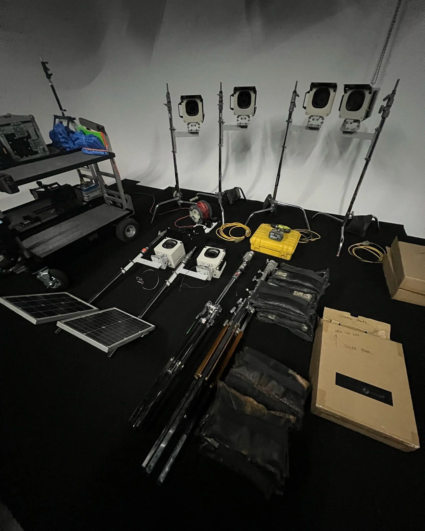 Six #longtermtimelapse units prepped and ready for field deployment this week across major infrastructure projects. 

Our team methodically tests each unit to ensure a smooth installation on site.

#timelapse
#constructionphotography
#videoproduction