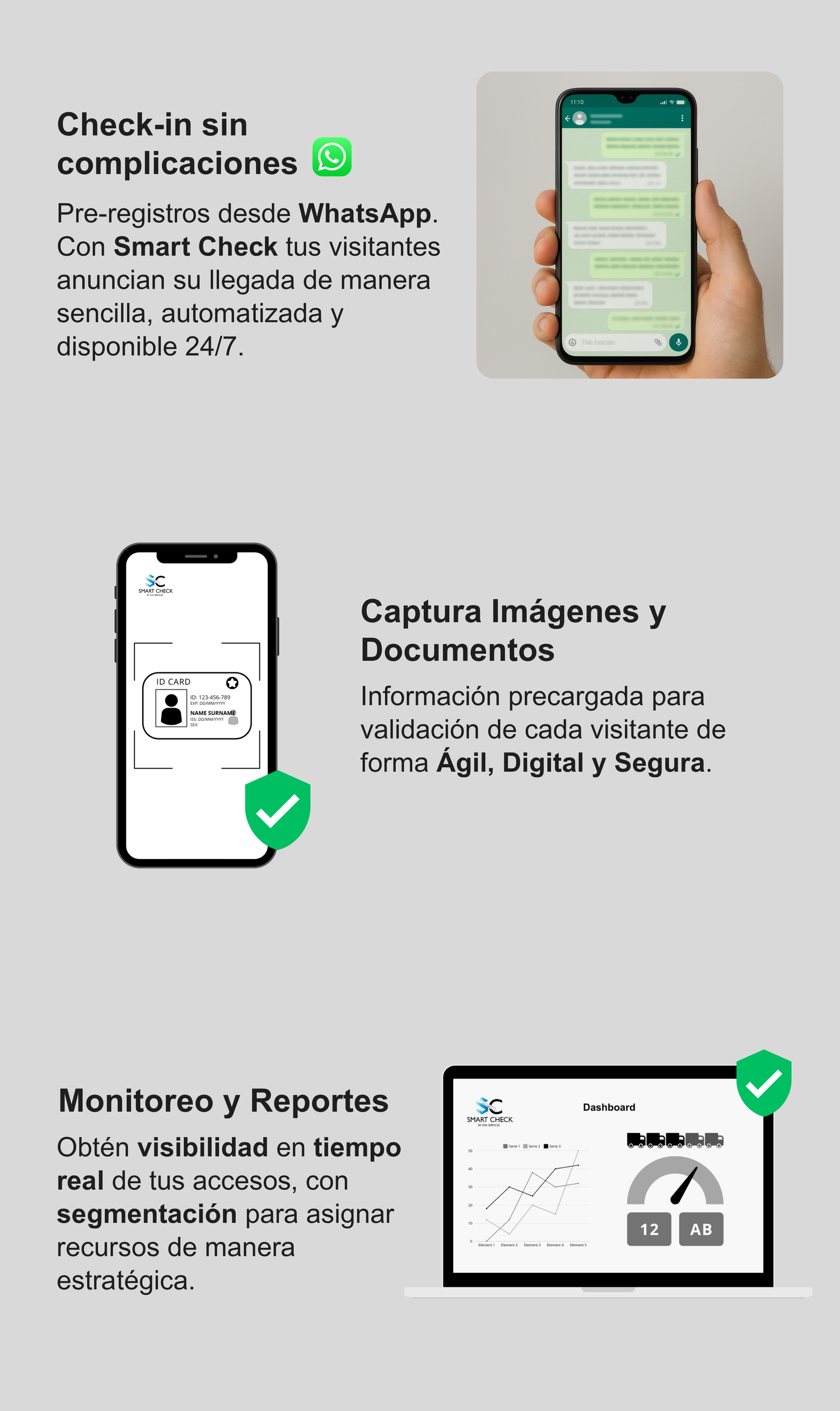 Smart Check: Sistema de Control de Accesos Punta a Punta | KIN Services
