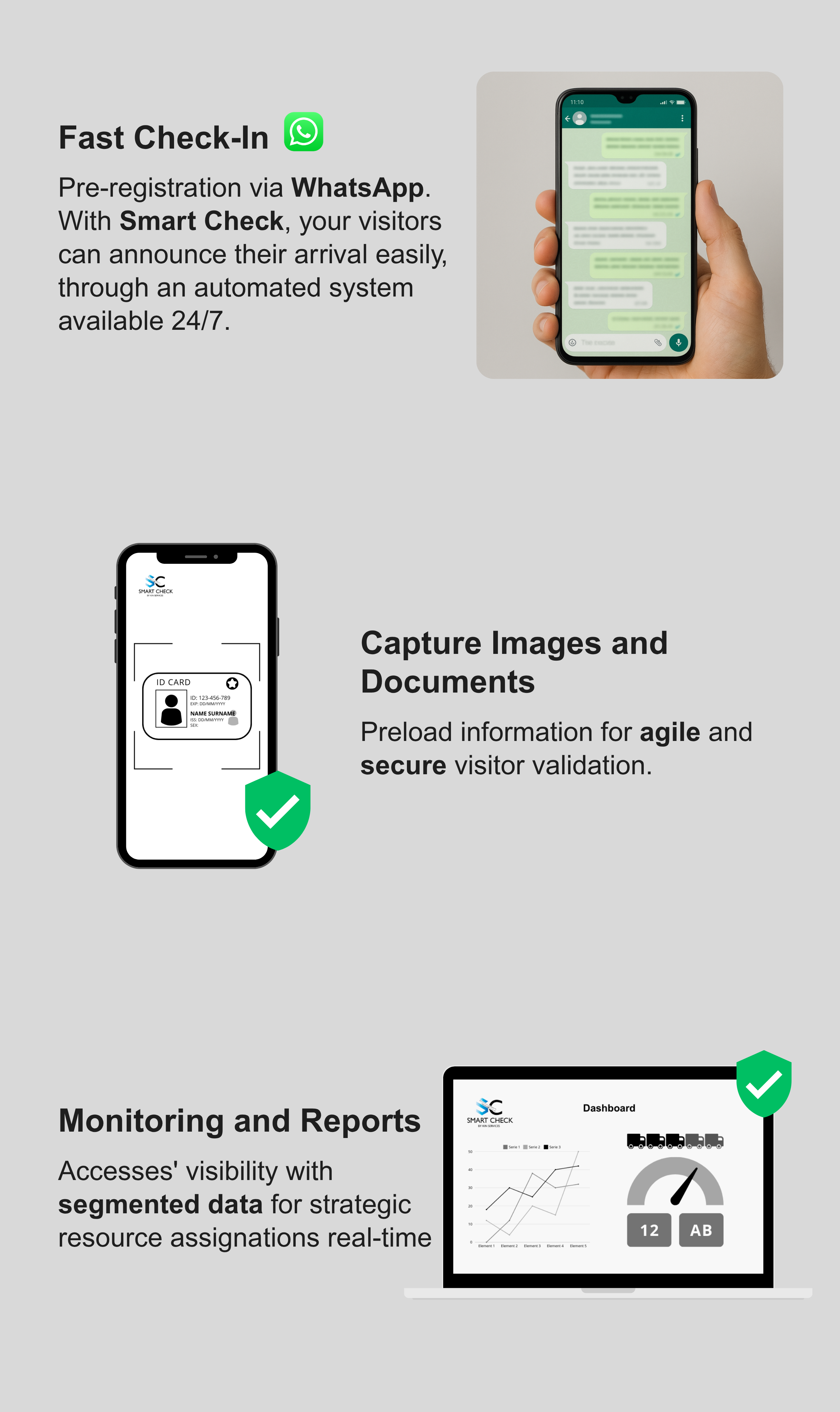 Smart Check In Smart Check: End-to-End Access Management System | KIN Services