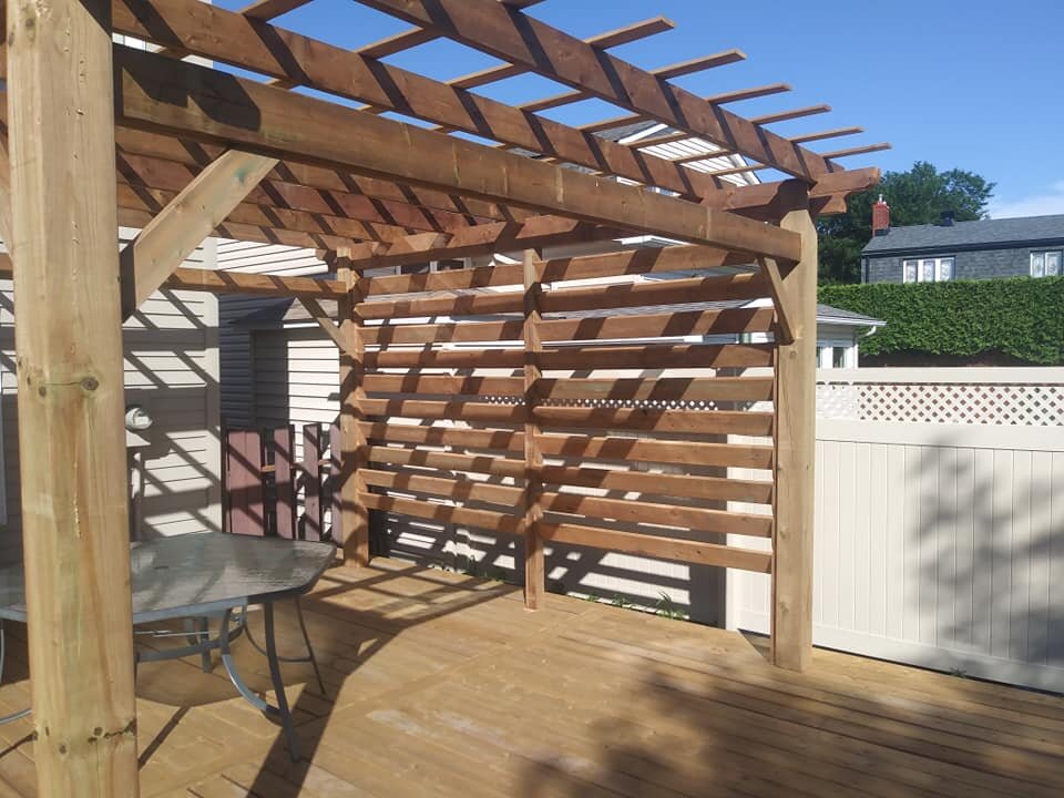 Ottawa Valley Timber Works, pergolas, construction, Canada, local