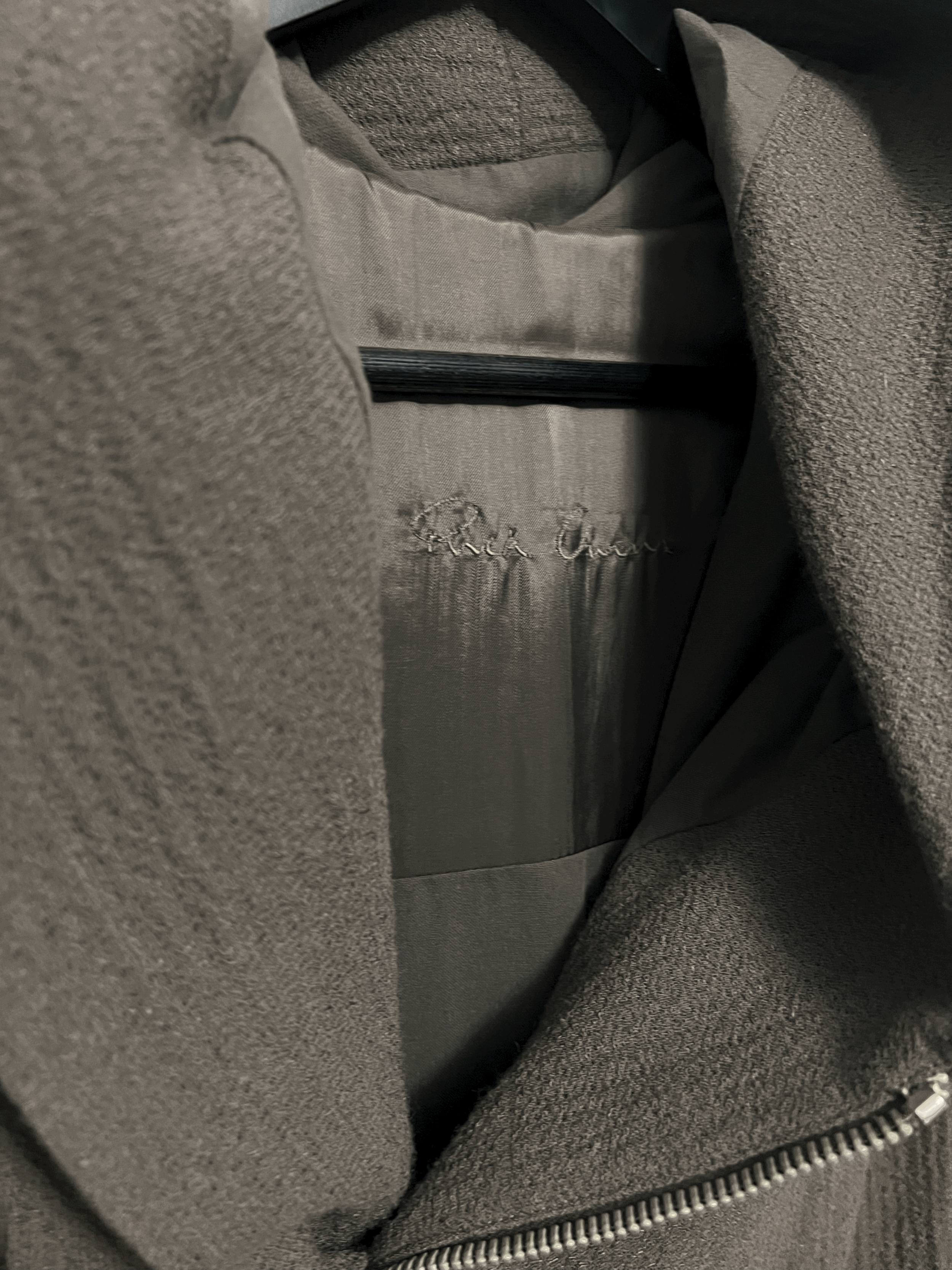 Rick Owens   Autumn Winter 2009   Bat Wing Jacket, Leather Sleeves
