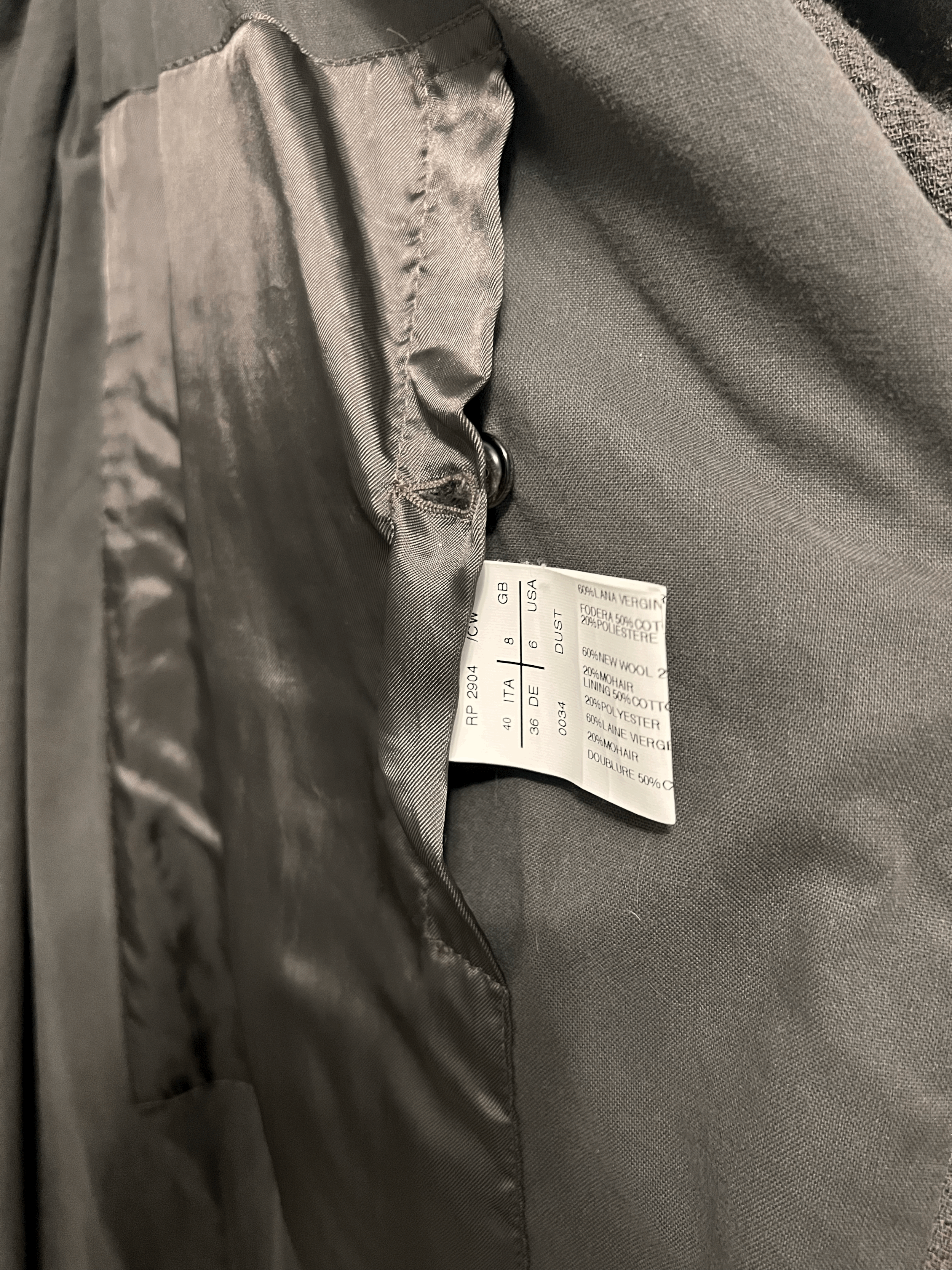 Rick Owens   Autumn Winter 2009   Bat Wing Jacket, Leather Sleeves