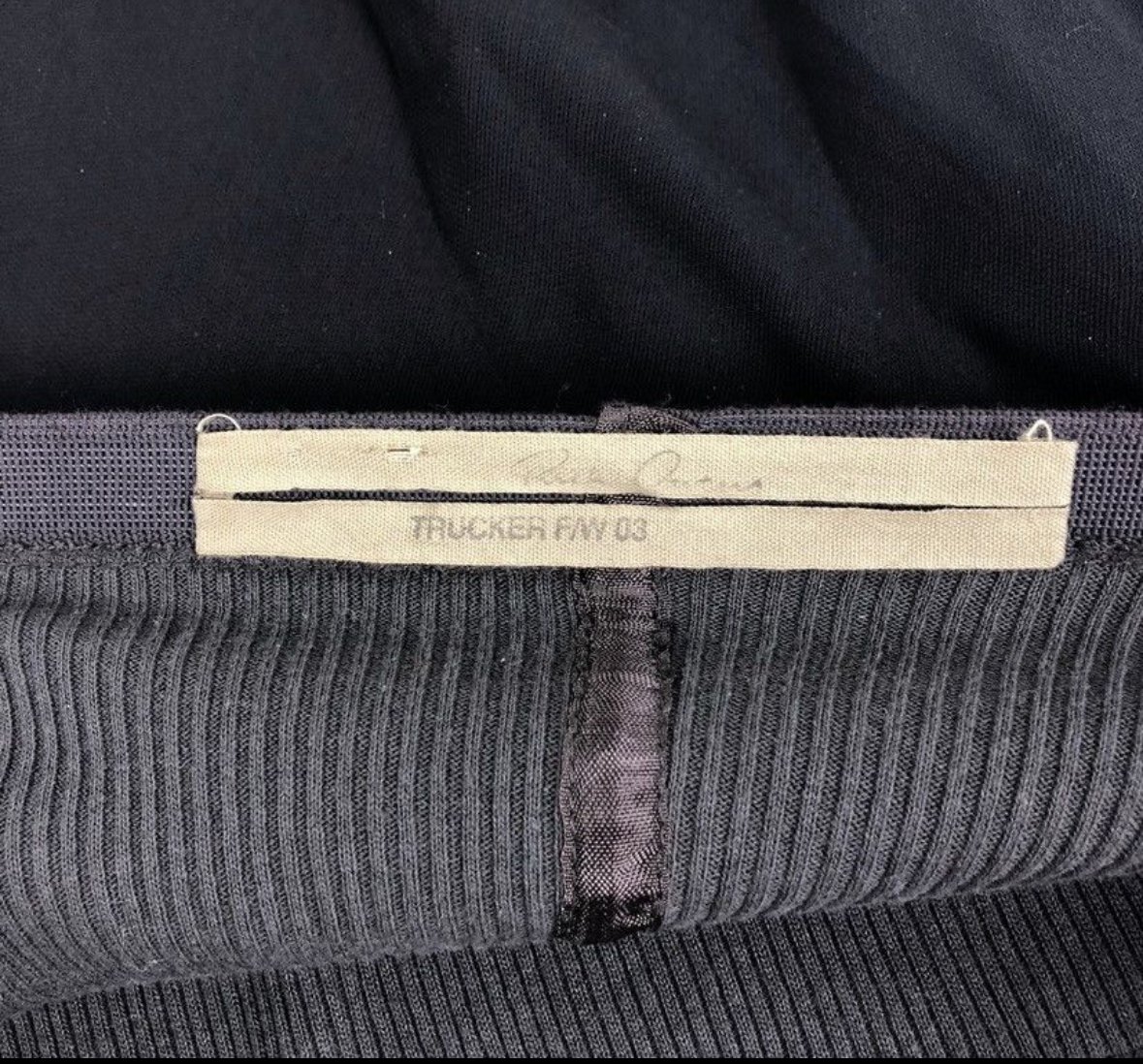 Rick Owens FW03 Trucker Skirt