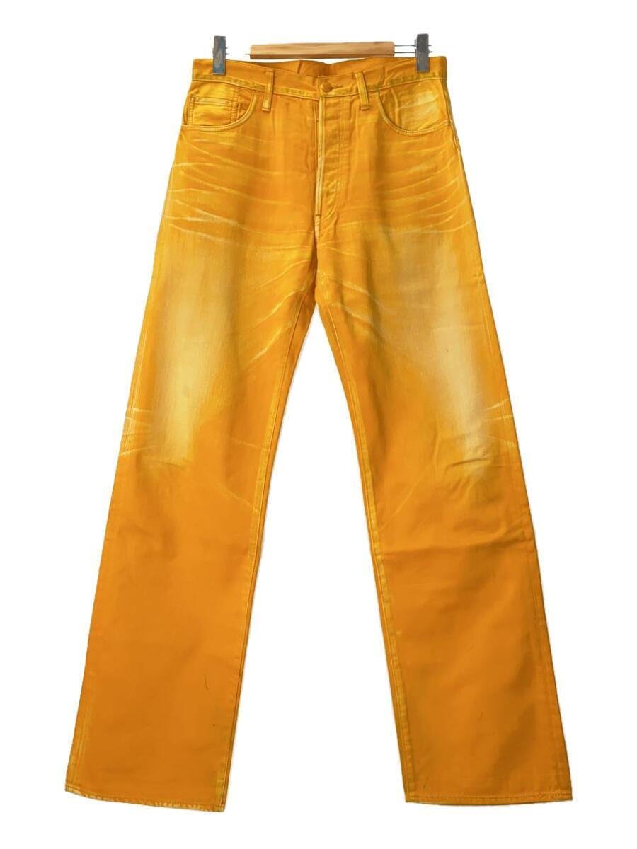 Yohji Yamamoto SS02 Yellow Painted Denim