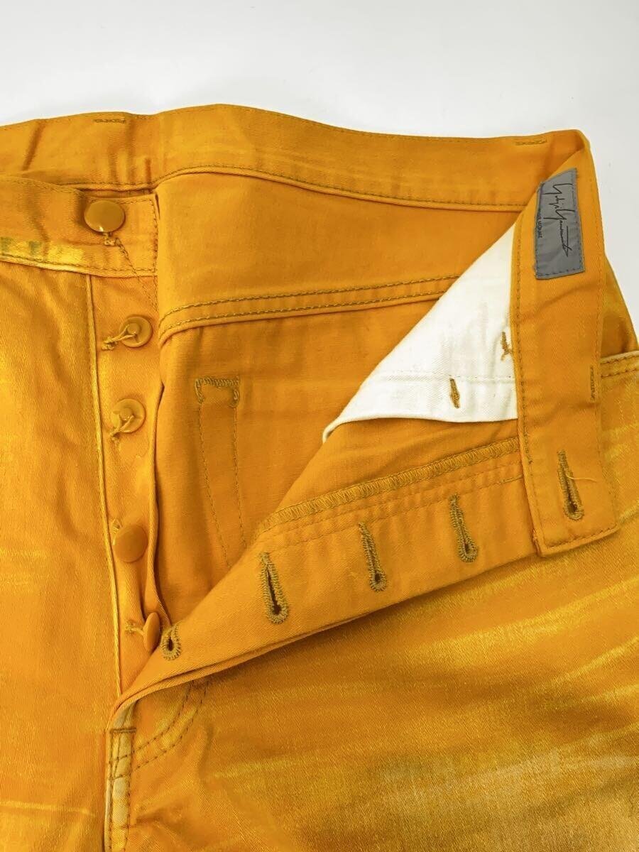 Yohji Yamamoto SS02 Yellow Painted Denim