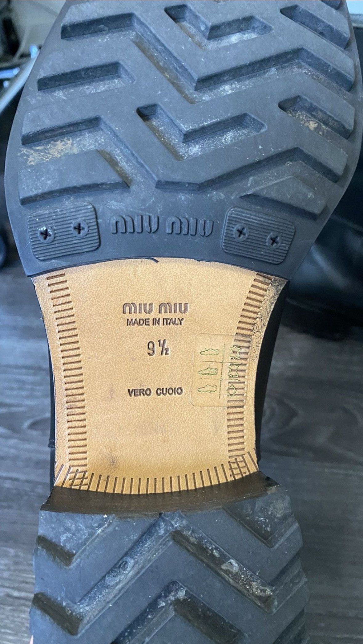 Miu Miu FW1999 Mens Rounded Toe Peco Boots