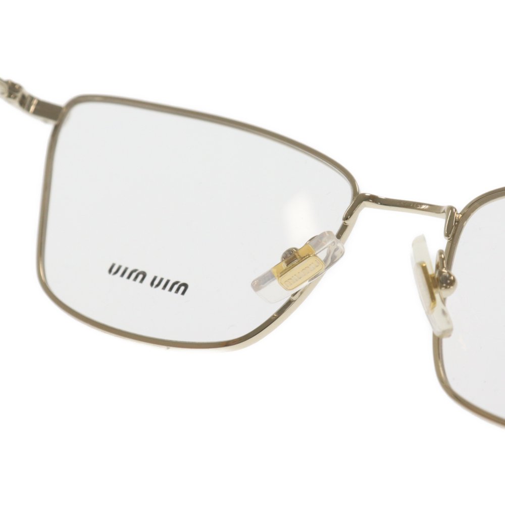 Miu Miu Logo Metal Frame Glasses