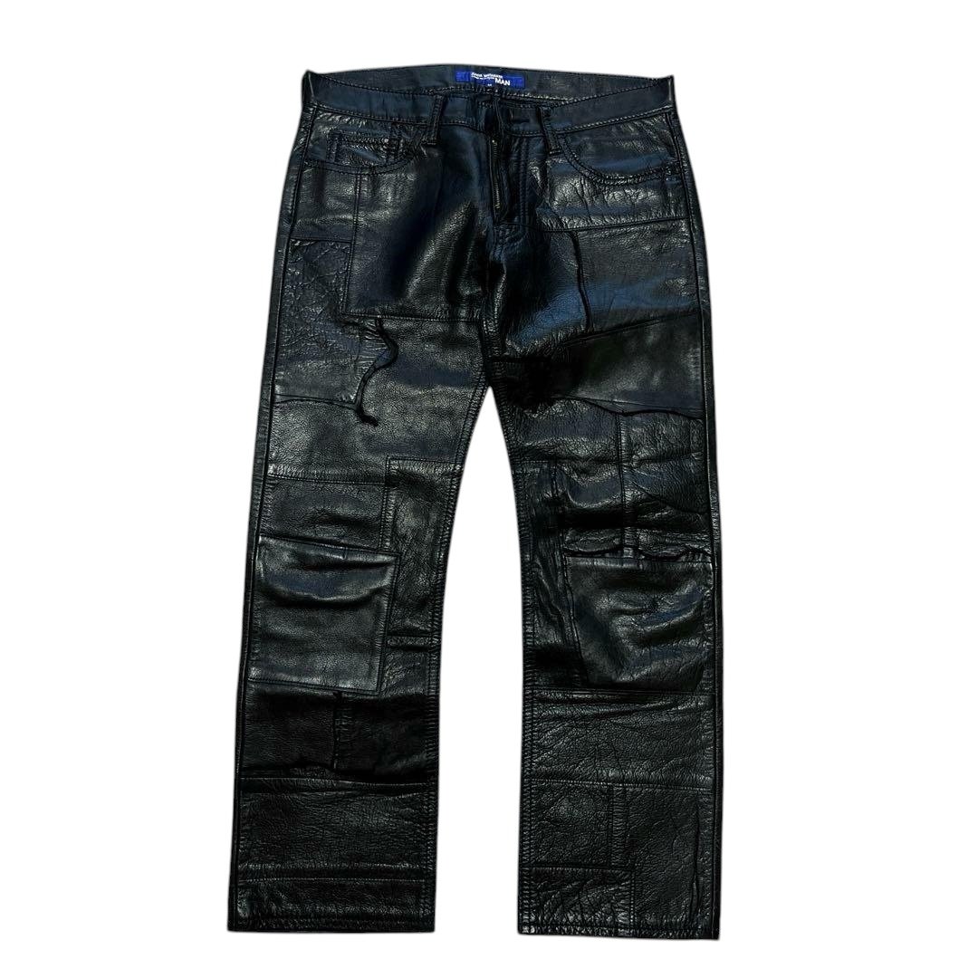 Junya Watanabe AD2004 Reconstructed Leather Trousers