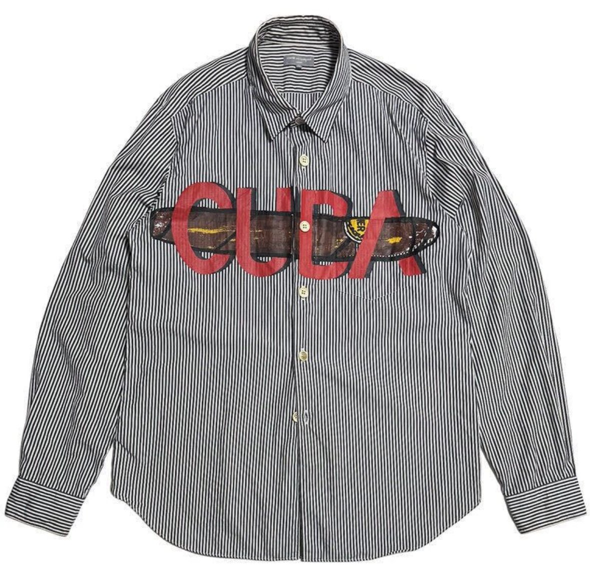 Comme Des Garcons Homme SS03 Cuba Long Sleeve Button-Up Shirt