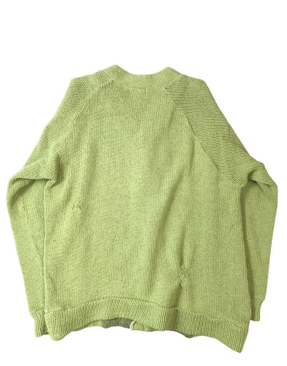 Lime Green COMME des GARÇONS HOMME PLUS AW99 Cardigan Green