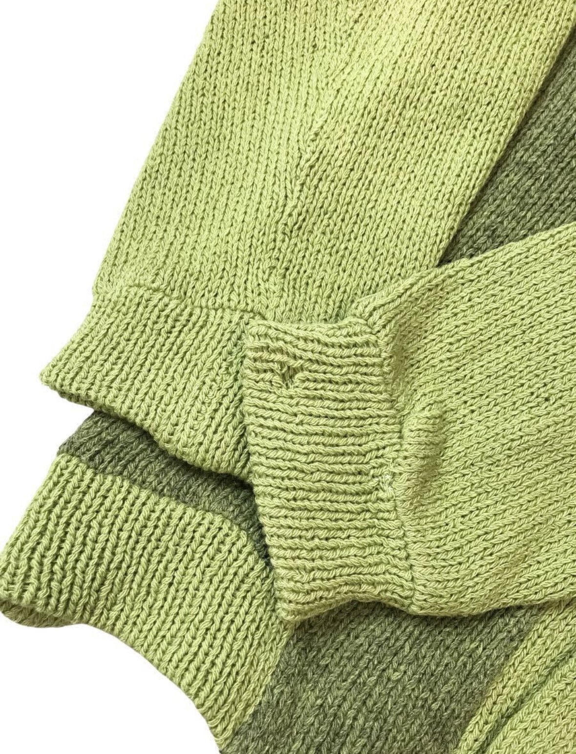 Lime Green COMME des GARÇONS HOMME PLUS AW99 Cardigan Green
