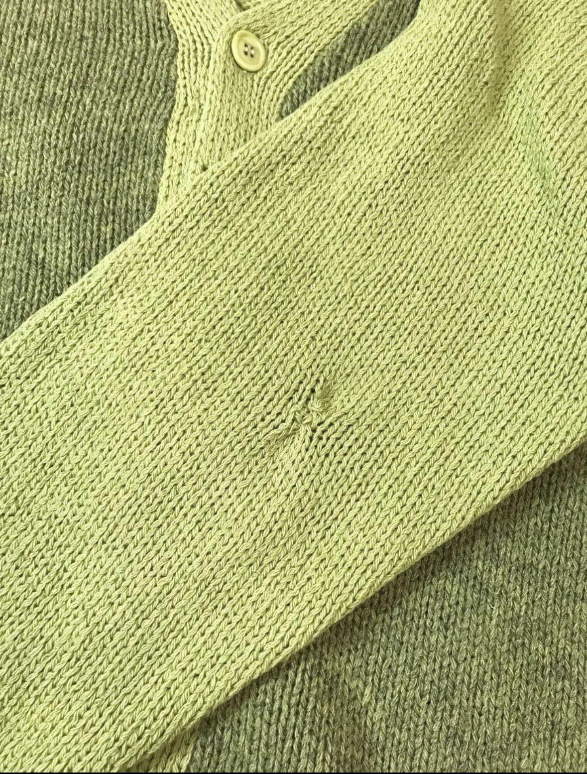 Lime Green COMME des GARÇONS HOMME PLUS AW99 Cardigan Green