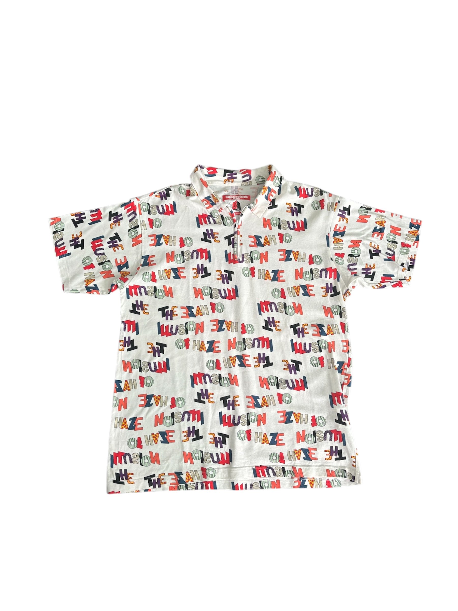 UNDERCOVER Spring Summer 2002 Illusion of Haze Polo Tagged Size Large