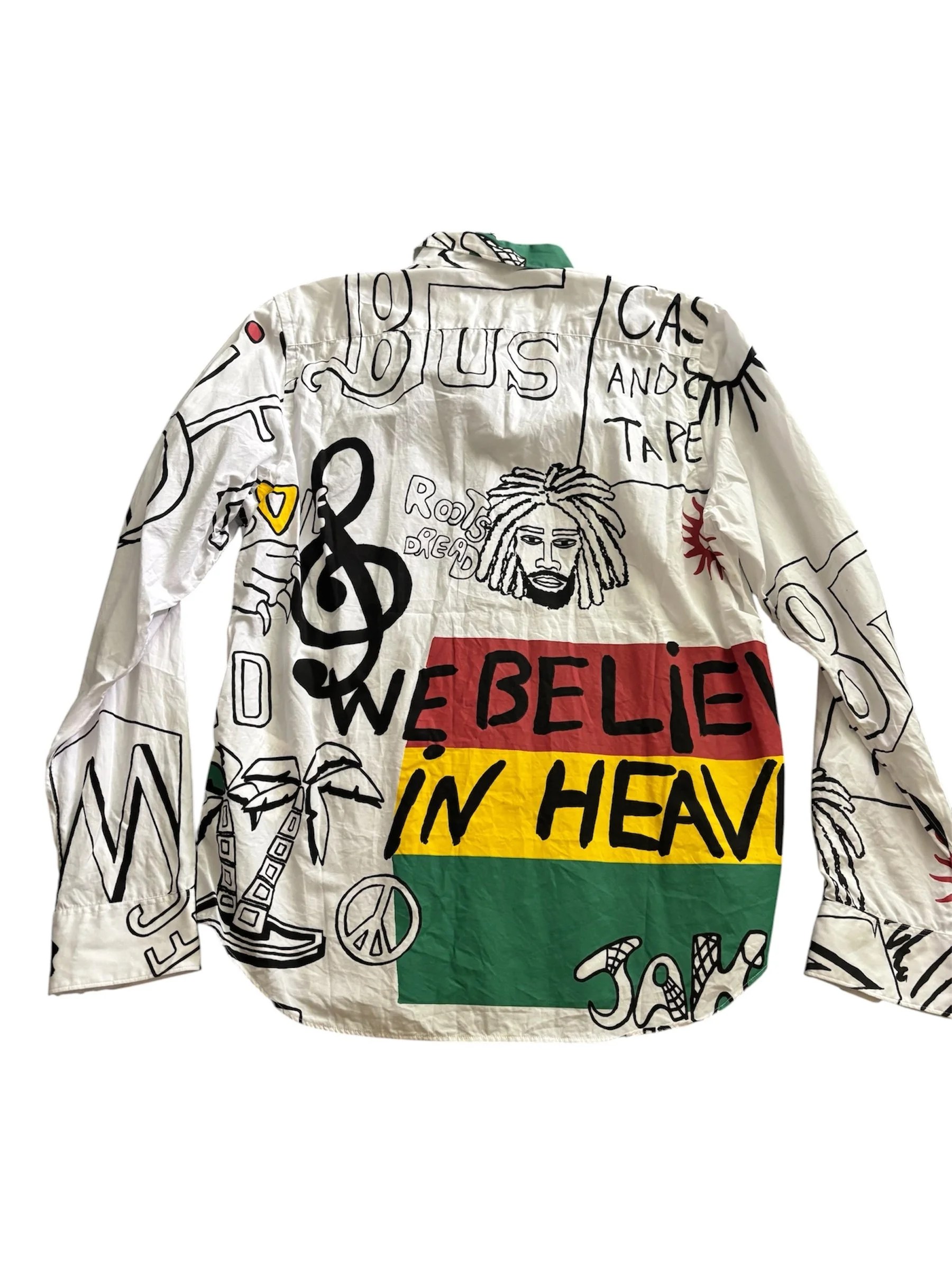 Junya Watanabe SS03 Rasta Button Up