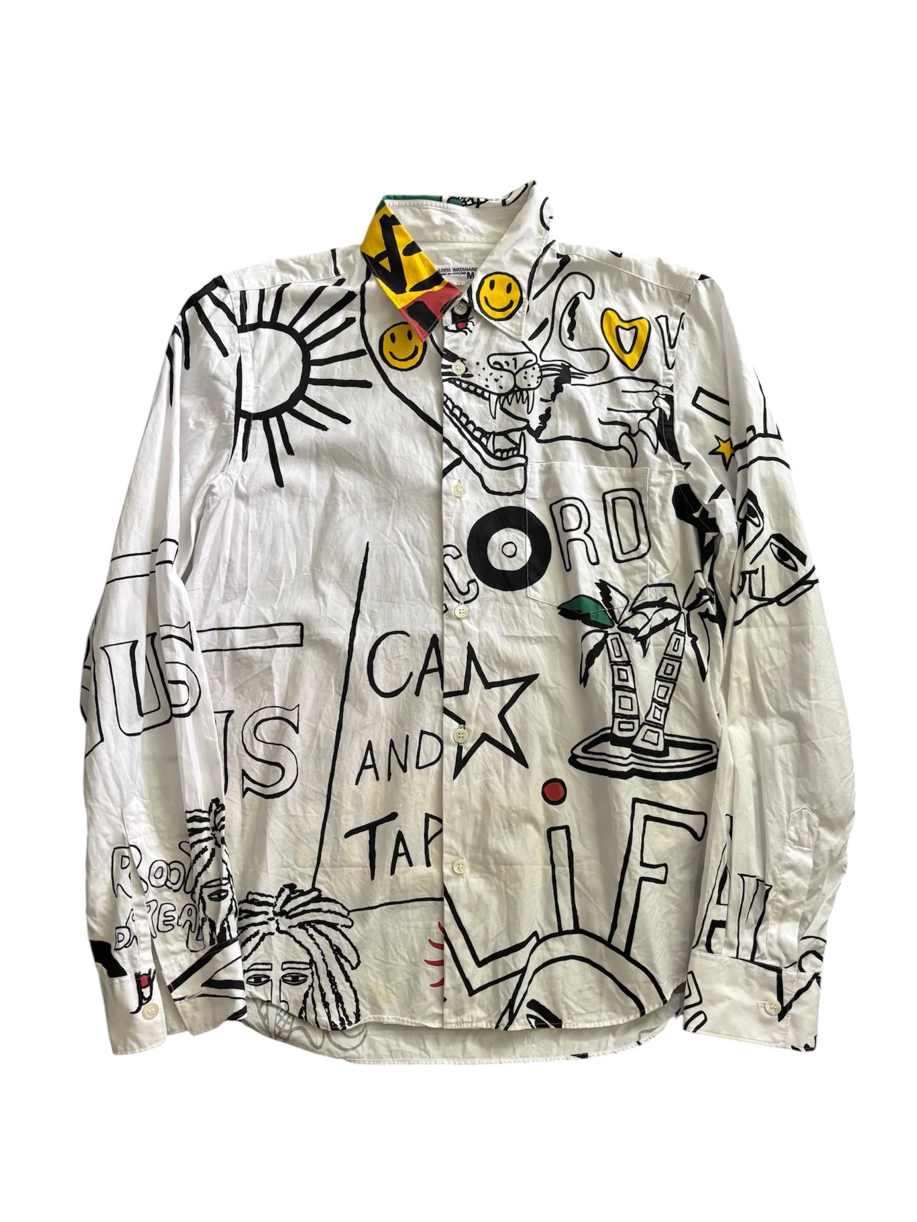 Junya Watanabe SS03 Rasta Button Up