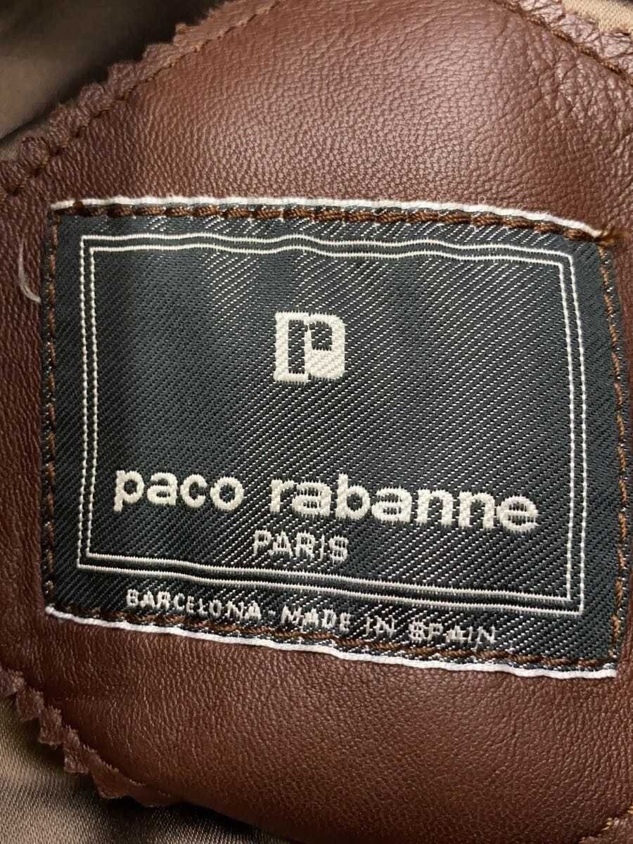 Paco Rabanne  Vintage Brown Leather Jacket