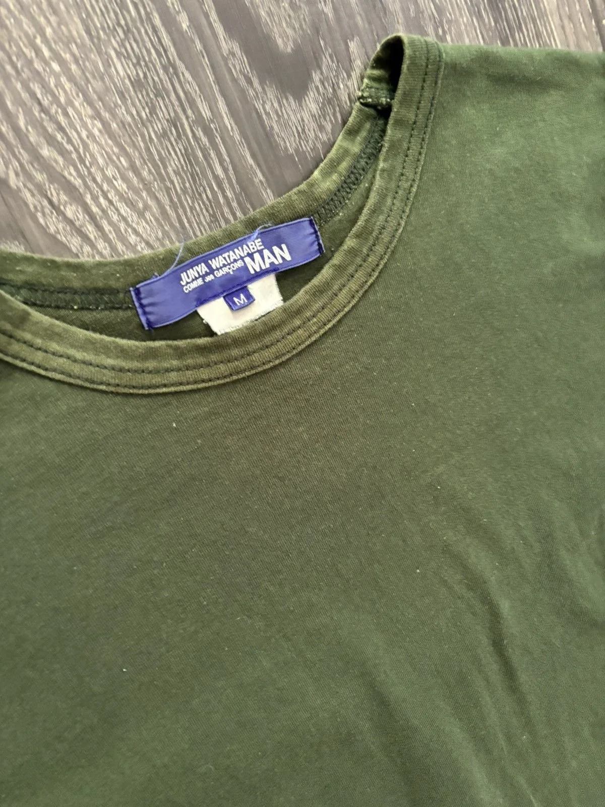 Junya Watanabe AD2019 Green Blank Tee