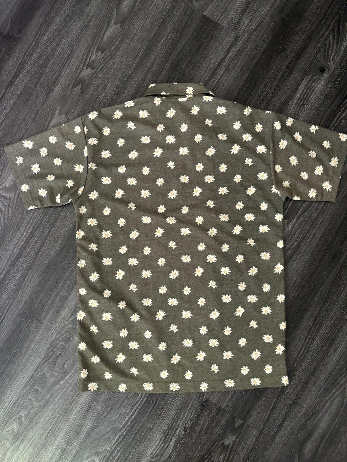 Junya Watanabe AD2004 Floral Zip Polo