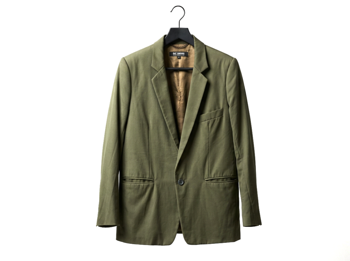 Raf Simmons   Fall Winter 2005   Olive Blazer   SIze 46 | Small