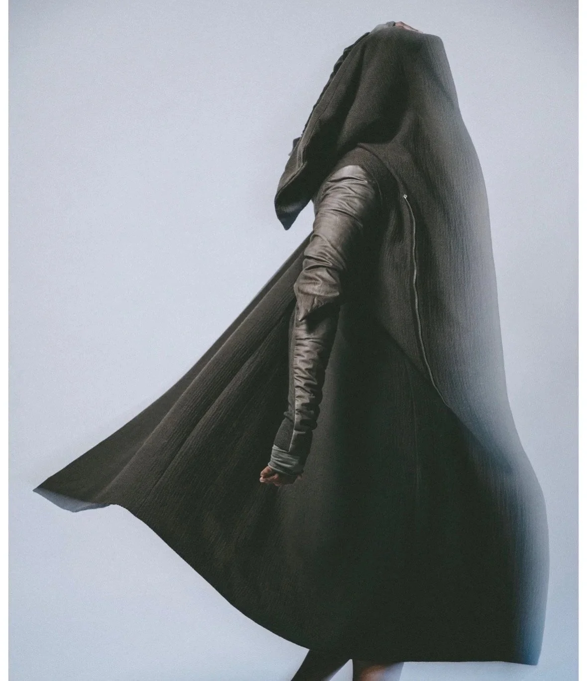 Rick Owens   Autumn Winter 2009   Bat Wing Jacket, Leather Sleeves