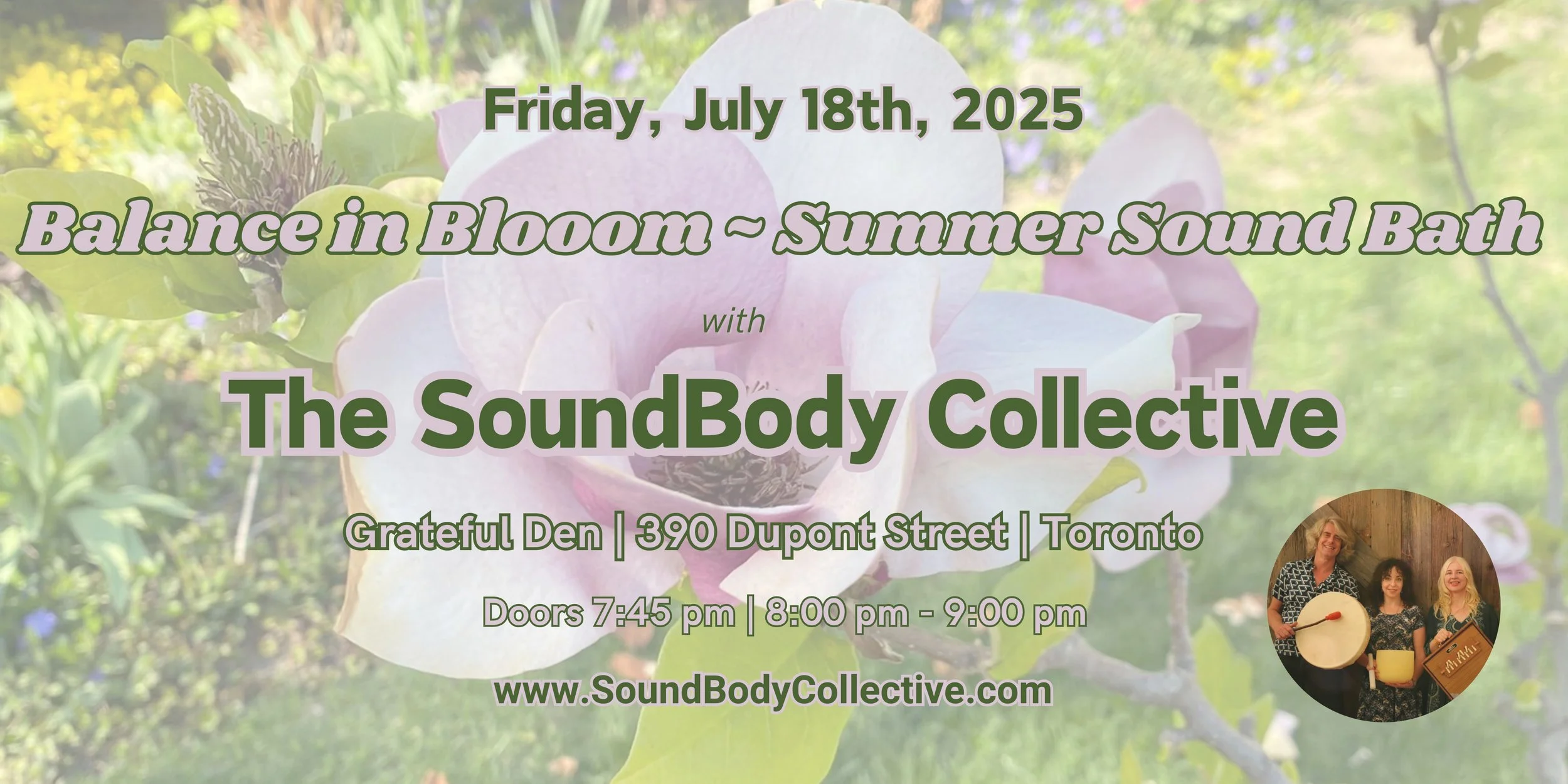 Balance in Bloom ~ Summer Sound Bath