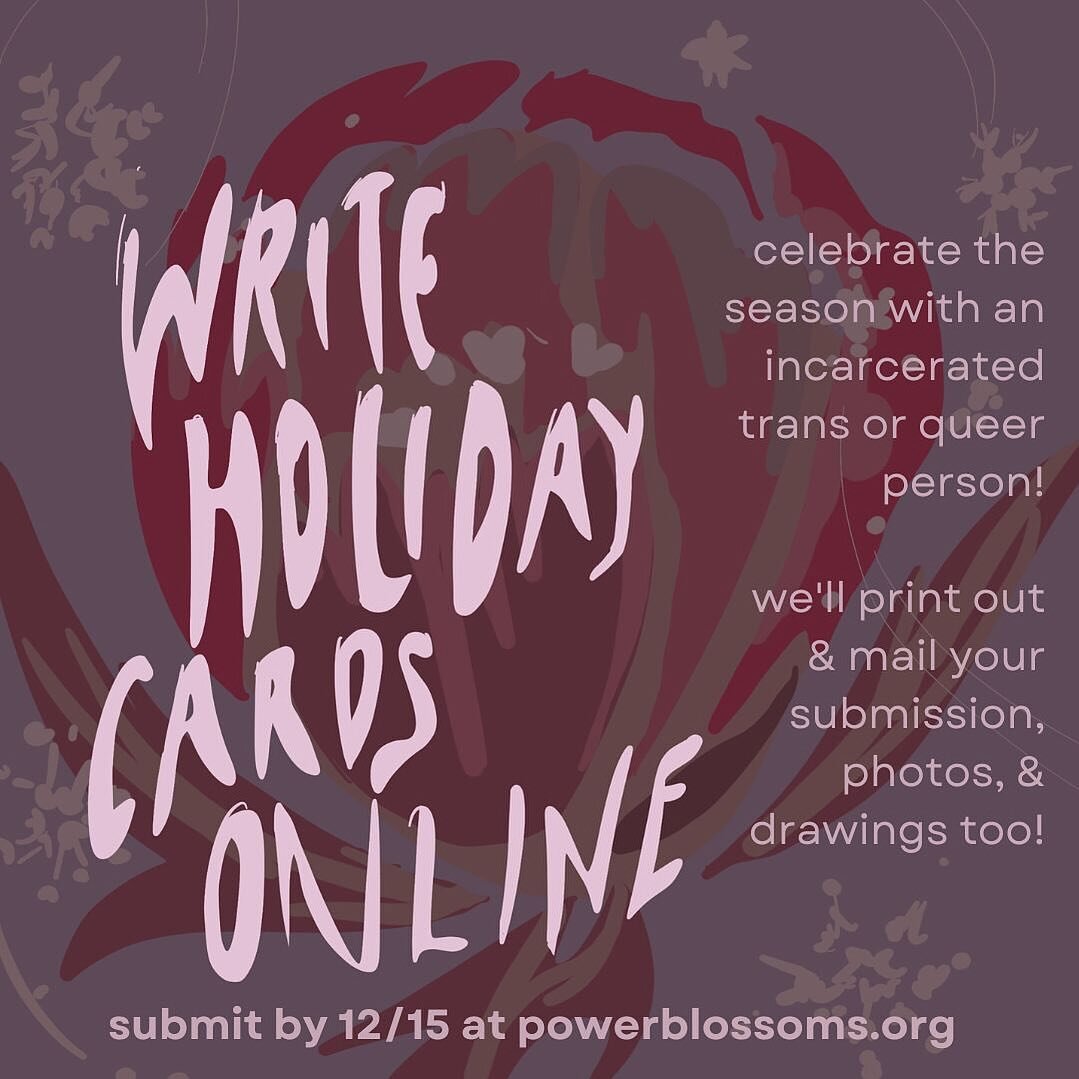 Let&rsquo;s write holiday cards! Join us in celebrating with our incarcerated LGBTQ community in California so we can turn what can be an isolating time into a joyous season instead. We&rsquo;ll print your message on a greeting card and mail it for y