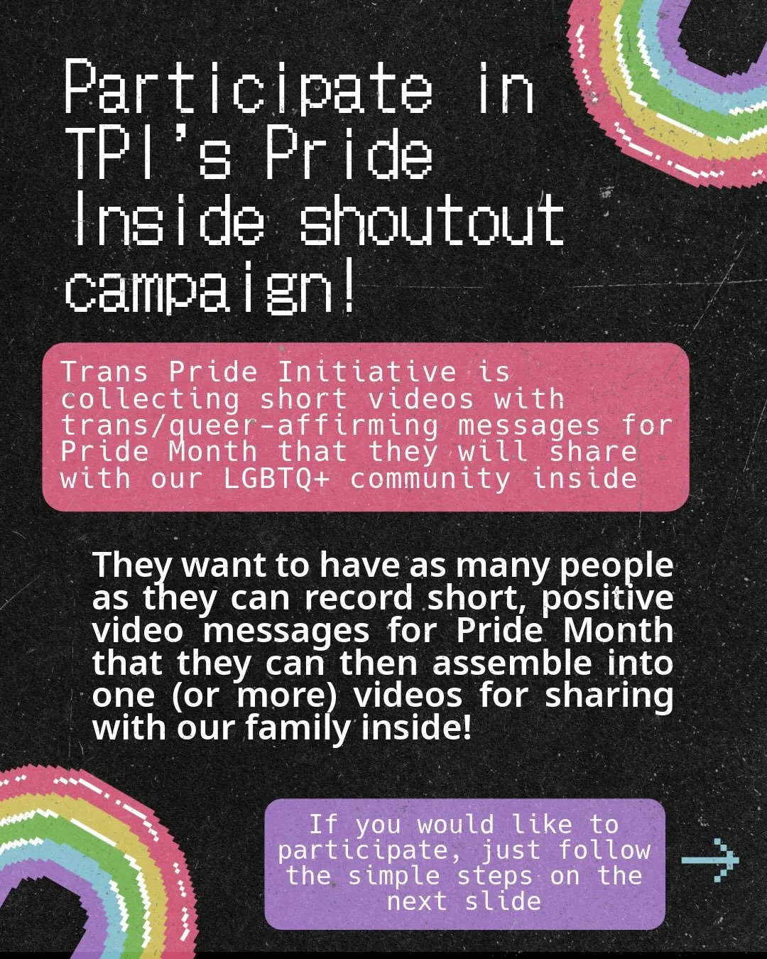 Be a part of this awesome campaign from TPI! See the slides for details!