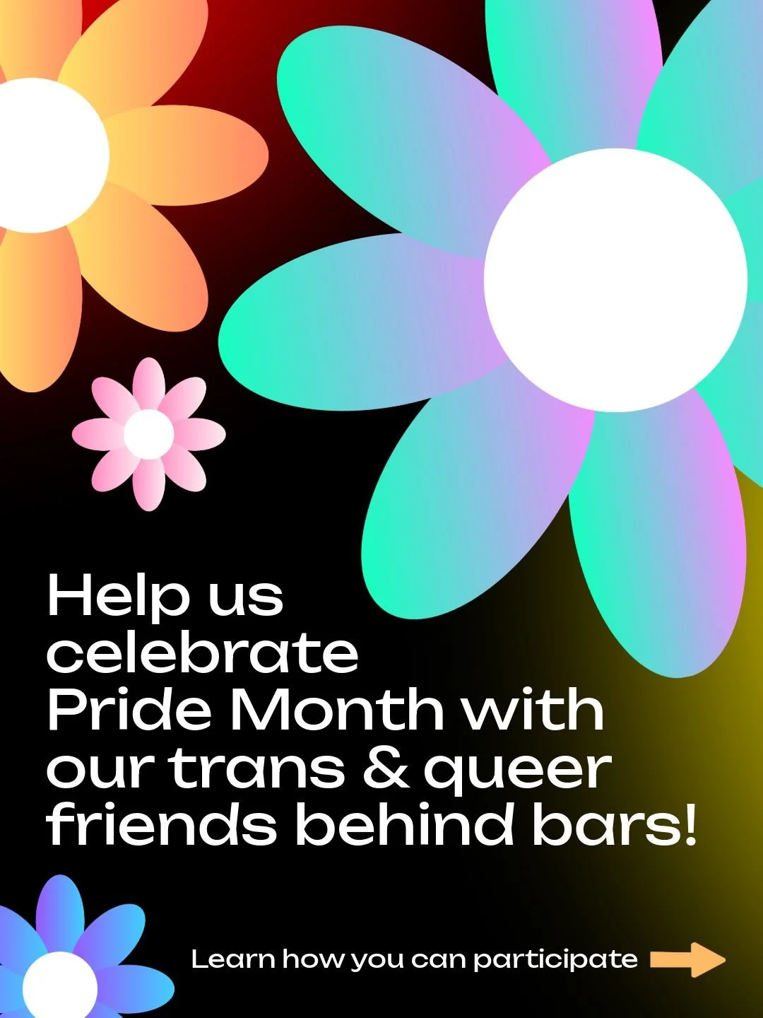 A reminder of this! Help us send in Pride love to our community inside! So far we have only received 10 submissions :( 
Let&rsquo;s show our folks inside we WILL be thinking of them this coming Pride month!