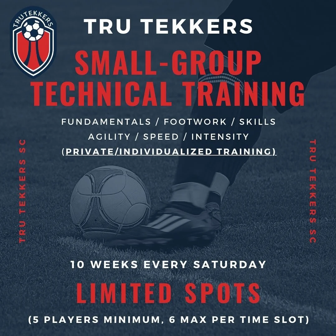 Offering three classes every Saturday starting in January! Small group sessions are to help give kids more individual attention to work and get stronger on individual needs! Visit our website to register and to view more programs! www.Trutekkers.com