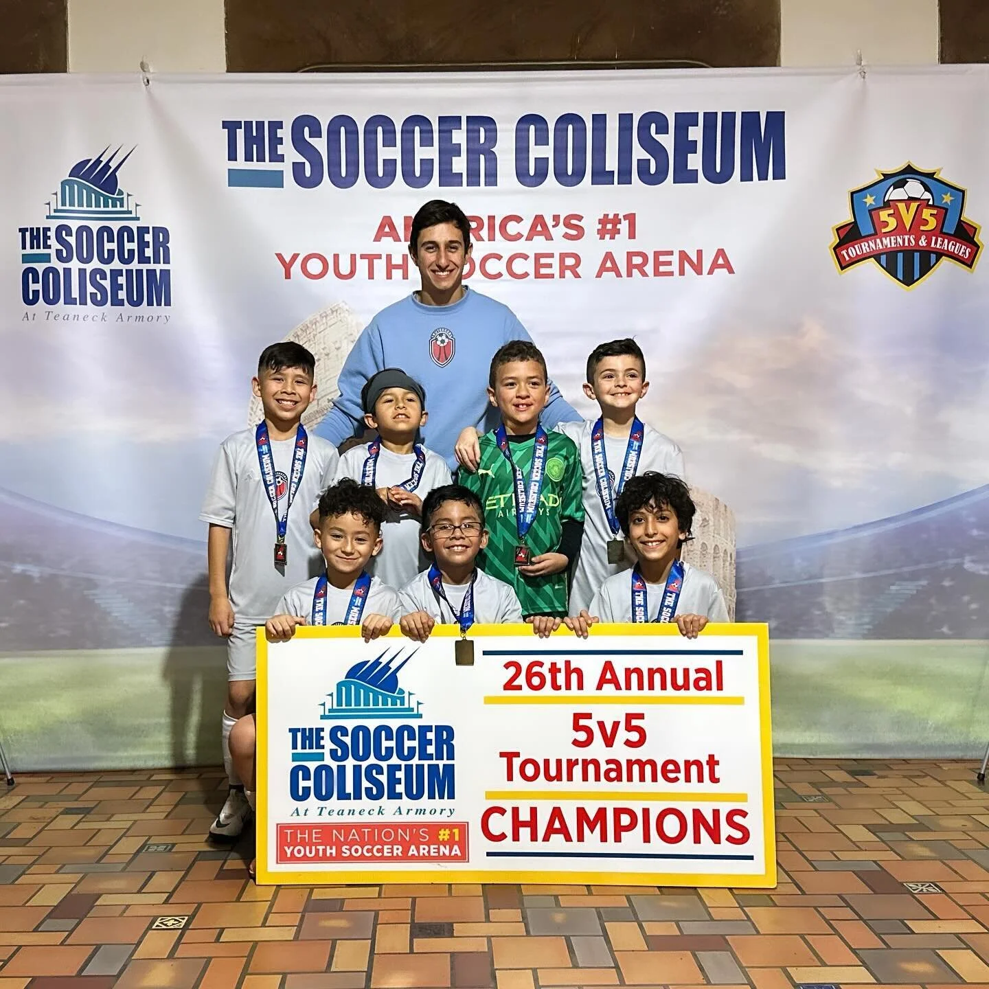 Congratulations to the B2015s for winning the December Kick Off ❄️ tournament at the Soccer Coliseum! More tournaments to come this winter! ❄️⚽️🔥 #trutekkers #boys2015 #nycelite #trufam #truway #winterkickoff #soccercoliseumteaneck